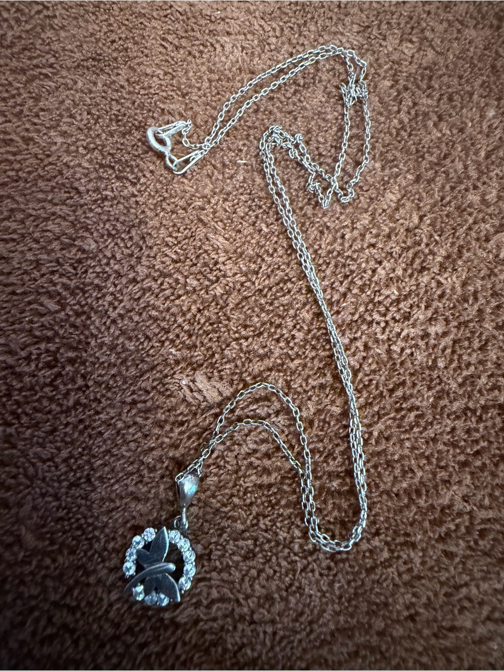 Sterling Silver Dragonfly Pendant Necklace in Silver